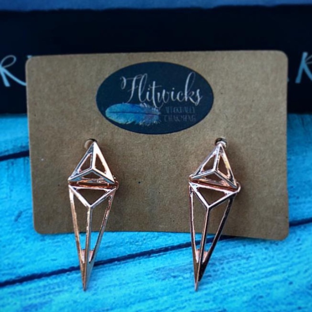 Geometric Gold Earrings